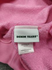 [1:1 TOP QUALITY] Denim Tears Pink Rhinestone Cotton Wreath Pullover Hoodie