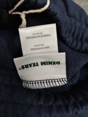 [1:1 Top Quality] Denim Tears Navy Cotton Wreath Straight Sweatpants