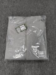 [1:1 Top Quality] Denim Tears Rhinestone Zipped Hoodie Gray