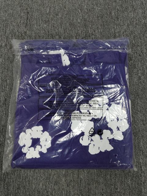 [1:1 TOP QUALITY] Denim Tears Purple Foam Cotton Wreath Pullover Hoodie