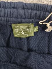 [1:1 Top Quality] Denim Tears Navy Cotton Wreath Straight Sweatpants