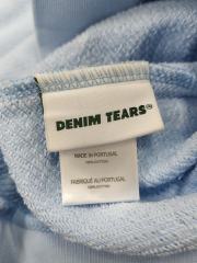 [1:1 TOP QUALITY] Denim Tears Blue Rhinestone Cotton Wreath Pullover Hoodie