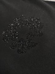 [1:1 Top Quality] Denim Tears Black Rhinestone Cotton Wreath Shorts