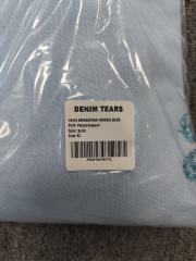 [1:1 TOP QUALITY] Denim Tears Blue Rhinestone Cotton Wreath Pullover Hoodie