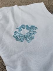 [1:1 TOP QUALITY] Denim Tears Blue Rhinestone Cotton Wreath Pullover Hoodie