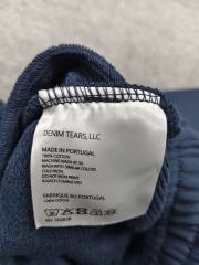[1:1 Top Quality] Denim Tears Navy Cotton Wreath Jogger Sweatpants