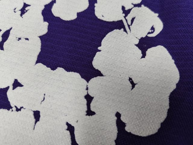 [1:1 Top Quality] Denim Tears Purple Cotton Wreath Shorts