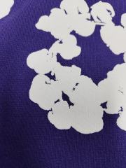 [1:1 TOP QUALITY] Denim Tears Purple Foam Cotton Wreath Pullover Hoodie