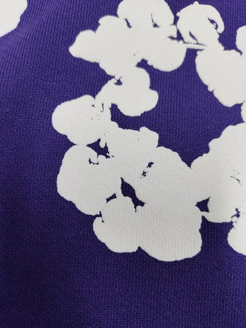 [1:1 TOP QUALITY] Denim Tears Purple Foam Cotton Wreath Pullover Hoodie