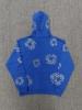 [1:1 TOP QUALITY] Denim Tears Royal Blue Rhinestone Cotton Wreath Pullover Hoodie