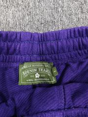 [1:1 Top Quality] Denim Tears Purple Cotton Wreath Shorts