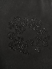 [1:1 Top Quality] Denim Tears Black Rhinestone Cotton Wreath Shorts