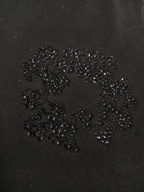 [1:1 Top Quality] Denim Tears Black Rhinestone Cotton Wreath Shorts