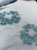 [1:1 TOP QUALITY] Denim Tears Blue Rhinestone Cotton Wreath Pullover Hoodie