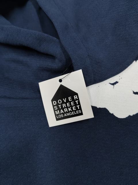 [1:1 TOP QUALITY] Denim Tears Navy Blue Foam Cotton Wreath Pullover Hoodie