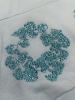 [1:1 TOP QUALITY] Denim Tears Blue Rhinestone Cotton Wreath Pullover Hoodie
