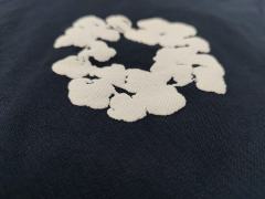 [1:1 Top Quality] Denim Tears Navy Cotton Wreath Straight Sweatpants