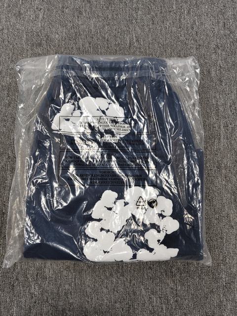 [1:1 Top Quality] Denim Tears Navy Cotton Wreath Shorts