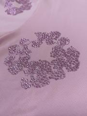 [1:1 TOP QUALITY] Denim Tears Pink Rhinestone Cotton Wreath Pullover Hoodie