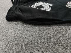 [1:1 Top Quality] Denim Tears Rhinestone Black Cotton Wreath Shorts