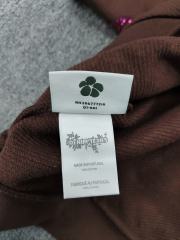 [1:1 TOP QUALITY] Denim Tears Coffee Brown Hot Pink Rhinestone Cotton Wreath Pullover Hoodie