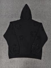 [1:1 Top Quality] Denim Tears Rhinestone Black Hoodie