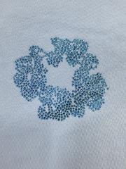 [1:1 Top Quality] Denim Tears Blue Rhinestone Cotton Wreath Shorts