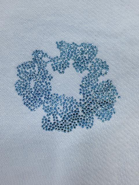 [1:1 Top Quality] Denim Tears Blue Rhinestone Cotton Wreath Shorts