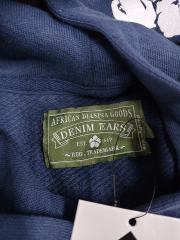 [1:1 TOP QUALITY] Denim Tears Navy Blue Foam Cotton Wreath Pullover Hoodie