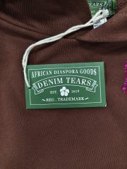 [1:1 TOP QUALITY] Denim Tears Coffee Brown Hot Pink Rhinestone Cotton Wreath Pullover Hoodie