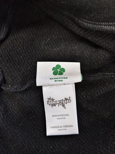 [1:1 Top Quality] Denim Tears Rhinestone Black Hoodie