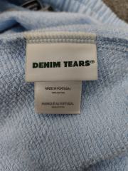 [1:1 Top Quality] Denim Tears Blue Rhinestone Cotton Wreath Shorts