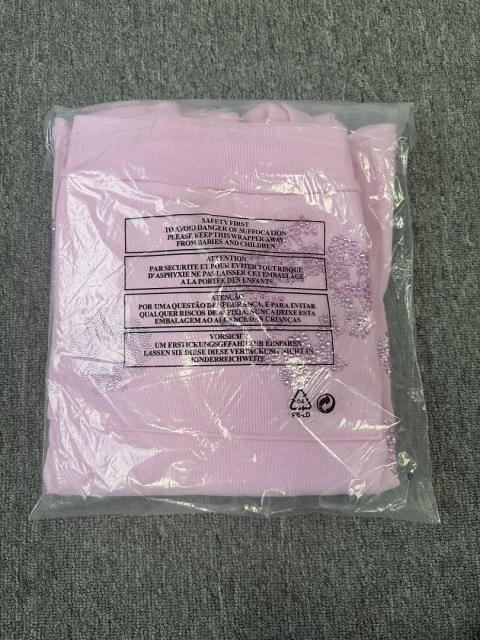 [1:1 TOP QUALITY] Denim Tears Pink Rhinestone Cotton Wreath Pullover Hoodie