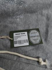 [1:1 Top Quality] Denim Tears Gray Silver Rhinestone Cotton Wreath Joggers