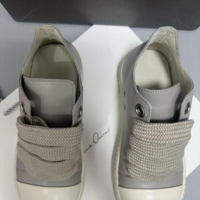 RO Gray Temple Jumbolace Low Leather Sneakers (US6-14)