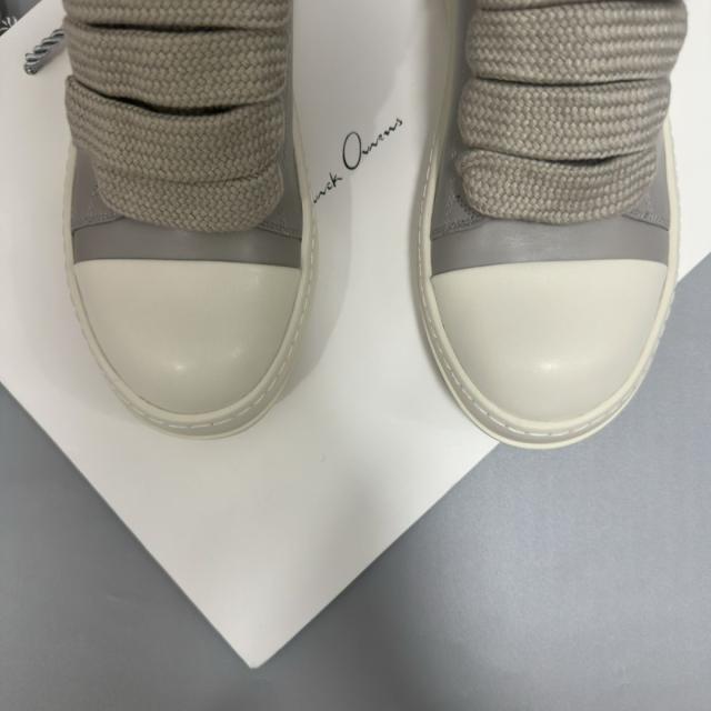 RO Gray Temple Jumbolace Low Leather Sneakers (US6-14)