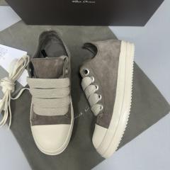 RO Taupe Suede Temple Jumbolace Low Platform Sneakers (US6-14)