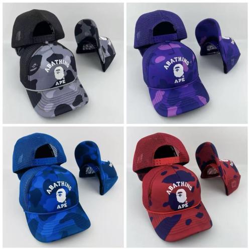 BAPE Camo Ape Head Mesh Trucker Hat