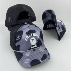 BAPE Camo Ape Head Mesh Trucker Hat