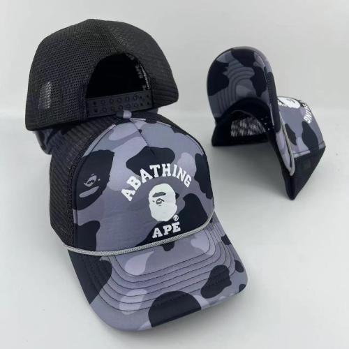 BAPE Camo Ape Head Mesh Trucker Hat