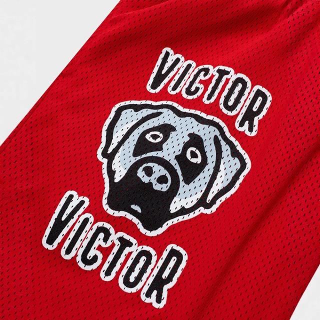 [Buy 3 Get 1 FREE] Eric Emanuel Dog Head Logo Perforated Mesh Basketball Shorts 2 Colors