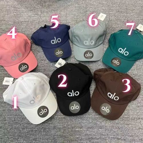 Alo Yoga Soft Washed Embroidery Logo Dad Hat 7 Colors Collection