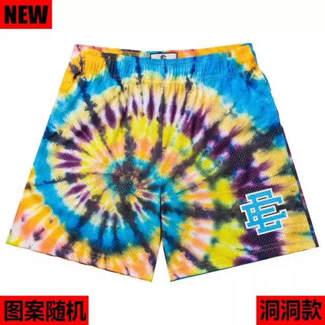 [Buy 3 Get 1 FREE] Eric Emanuel Tie Dye All Over Print Perforated Mesh Basketball Shorts