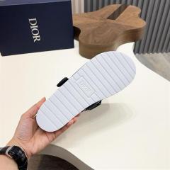 Oblique Jacquard Adjustable Strap Slide Sandals
