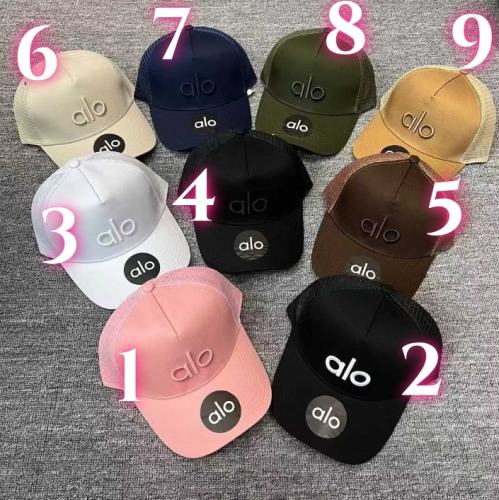 lo Yoga 9-Color Mesh Trucker Hat With Embossed Alo Logo