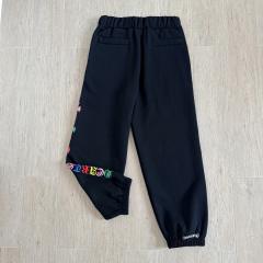 1:1 quality CH Multicolor Vertical Cross Black Jogger Sweatpants