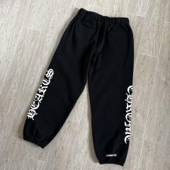 1:1 quality CH Vertical Gothic Letter Black Jogger Sweatpants