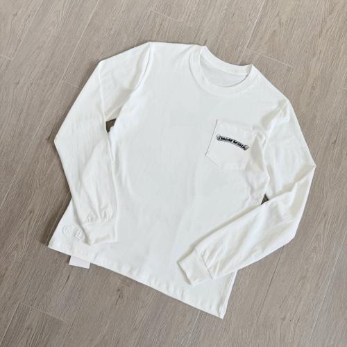 1:1 quality CH Neckline Printed Floral Arm Long Sleeve T-Shirt 2 colors