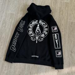 1:1 Top Quality CH Deadly Doll Pink Pin-Up Girl Full Zip Hoodie