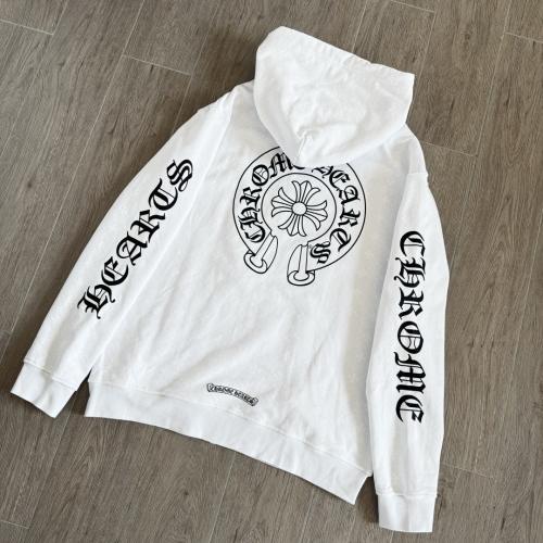 1:1 Top Quality Vertical Gothic Letter White Full Zip Hoodie